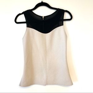 Black and white express tank top size small
